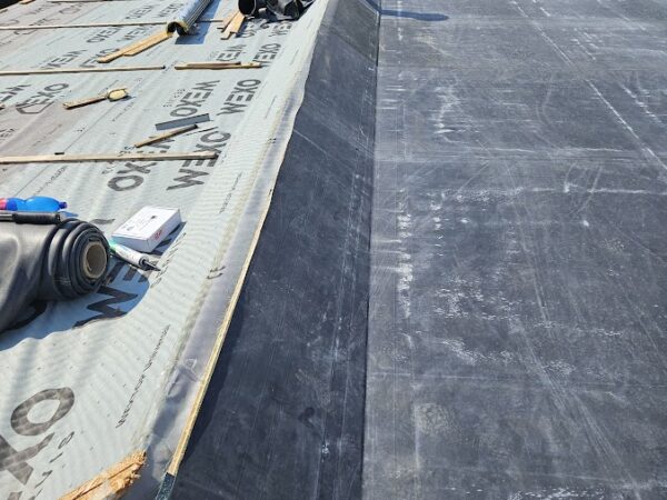 Realizace střechy EPDM Zdiby Brnky